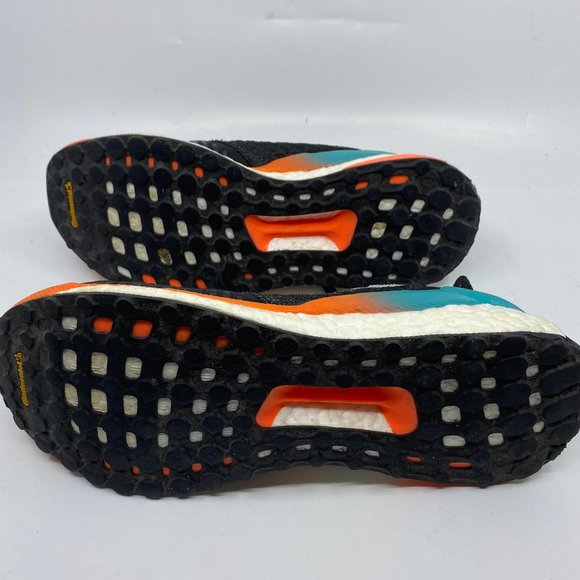 Adidas SOLAR BOOST Black Blue Sneakers Size: US9.5 - Picture 6 of 8